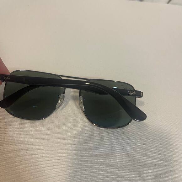 Ray Ban New in box 0RB3687 Gunmetal Green Polarized sunglasses - Picture 6 of 7